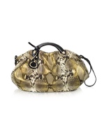 Dauphine - Python Stamped Large Satchel Bag