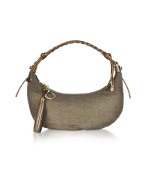 Francesco Biasia Doris - Braided Handle Mini Canvas Hobo Bag