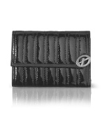 Francesco Biasia Erica - Eco-Leather and Calfskin Flap ID Wallet