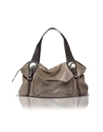 Francesco Biasia Gem - Calf Leather Flap Large Satchel Bag