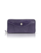 Milady - Calf Leather Zip Around Wallet