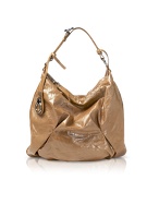 Monique - Orange Calf Leather Large Hobo Bag