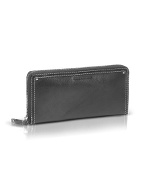 Paige - Calf Leather Zip Around Wallet