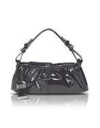 Francesco Biasia Patent - Calf Leather Baguette Bag