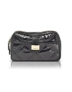 Francesco Biasia Princess - Black Quilted Cosmetic Case