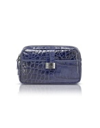 Francesco Biasia Roselena - Croco Stamped Cosmetic Case