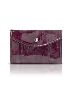 Francesco Biasia Seabreeze - Patent Leather Flap Wallet