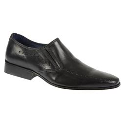 Frank Wright Male Gere Leather Upper Leather Lining in Black