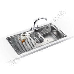 Franke Ariane 1 and a Half Bowl Left Hand Drainer Sink and Tap Pack