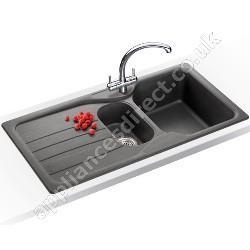 Franke Calypso Sink with Drainer Bowl and Reversible Drainer