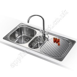 Franke Compact Nova Sink with Right Hand Drainer and Davos J Tap