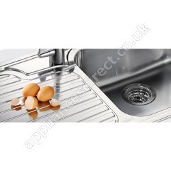 Franke Infinito 1 and Three Quarter Bowl Right Hand Drainer Sink