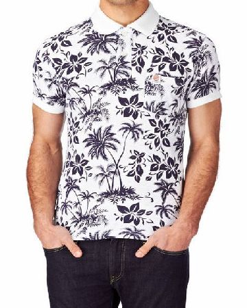 Mens Franklin  Marshall Printed Polo Shirt -
