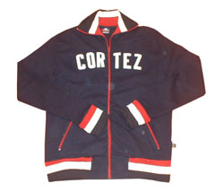 Franklin & Marshall peachskin track jacket navy