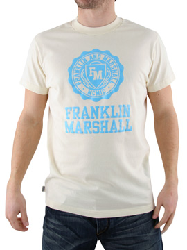 Franklin and Marshall Antique White Crest Logo