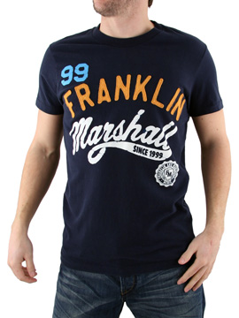 Franklin and Marshall Navy 99 T-Shirt