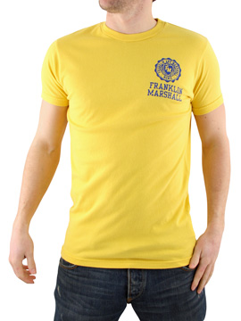 Franklin and Marshall Sun Yellow T-Shirt