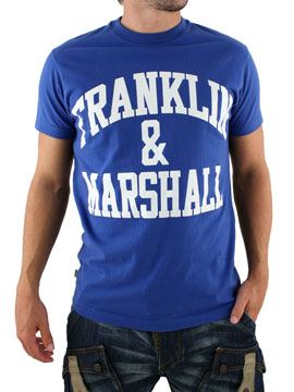 Franklin and Marshall Blue T-Shirt