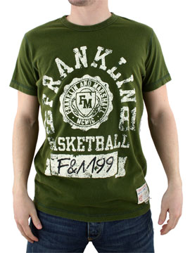Franklin and Marshall Green Basketball T-Shirt