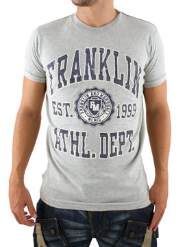 Franklin and Marshall Grey Athletic T-Shirt