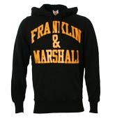Franklin Marshall Franklin and Marshall Black Hooded Sweatshirt