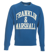 Franklin Marshall Franklin and Marshall Blue Sweatshirt