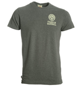 Franklin and Marshall Grey Marl T-Shirt with