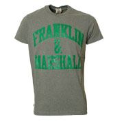 Franklin Marshall Franklin and Marshall Grey Melange T-Shirt