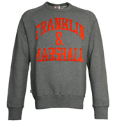 Franklin Marshall Franklin and Marshall Grey Sweatshirt with