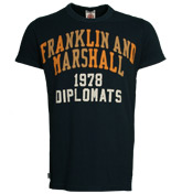 Franklin Marshall Franklin and Marshall Navy T-Shirt