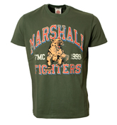 Franklin Marshall Franklin and Marshall Oil Green T-Shirt
