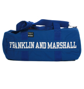 Franklin Marshall Franklin and Marshall Royal Blue Sports Holdall