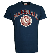 Franklin Marshall Franklin and Marshall Seaport Blue T-Shirt