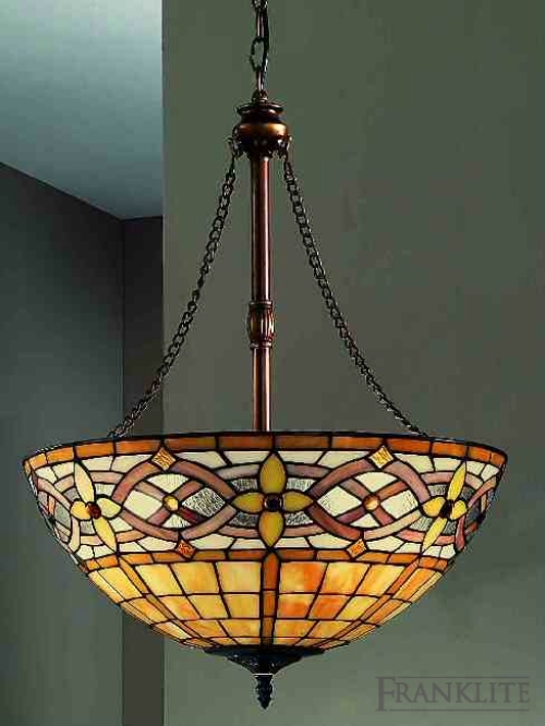 Franklite An exclusive tiffany glass pendant