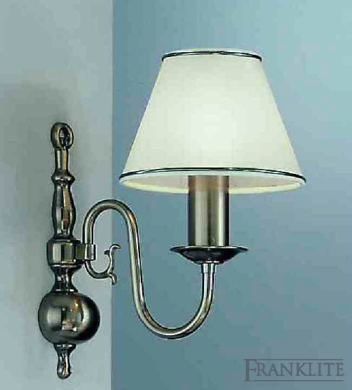 Franklite Antique silver finish brass Flemish style fittings