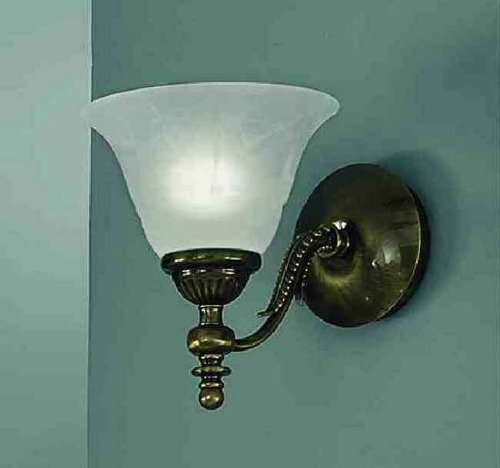 Franklite Diego Bronze finish brass fittings with alabaster effect glass