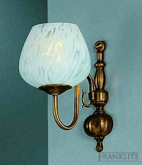Franklite Halle Bronzed brass Flemish style fitting