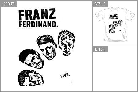 Franz Ferdinand (Live) Skinny Fitted T-shirt
