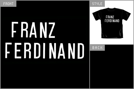 Franz Ferdinand (Logo) T-shirt cid_4306TSB