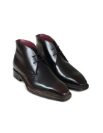 Fratelli Borgioli Handmade Black Leather Ankle Boot