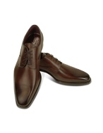 Fratelli Borgioli Handmade Brown Leather Oxford Shoes