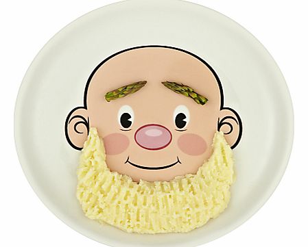 Fred and Friends Mr Food Face Plate