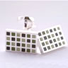 Green Checkered Cufflinks