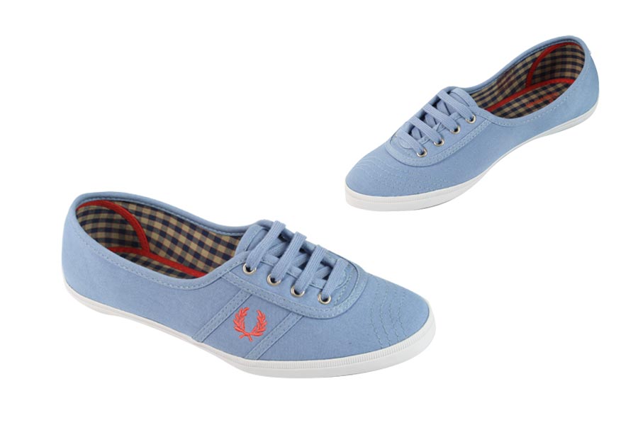 Fred Perry - Aubrey Canvas - Blue Jay / Ginger