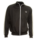 Fred Perry Black Full Zip Tracksuit Top