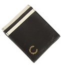 Fred Perry Black Leather Wallet