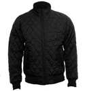 Fred Perry Black Quilted Harrington Jacket