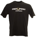 Fred Perry Black Sportswear T-Shirt