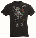 Fred Perry Black T-Shirt with Printed Design