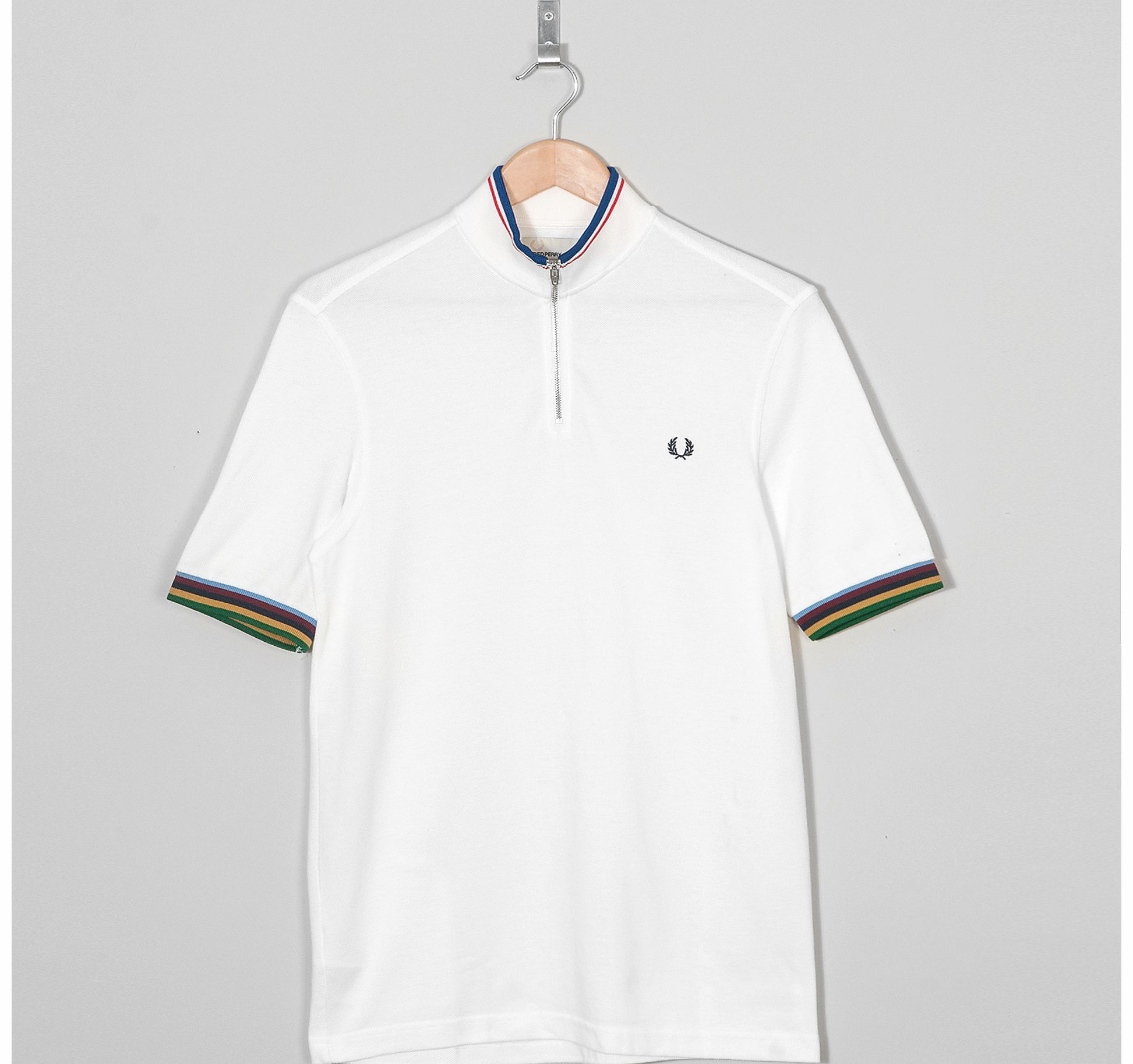 Fred Perry Bradley Wiggins Tipped Zip T-Shirt